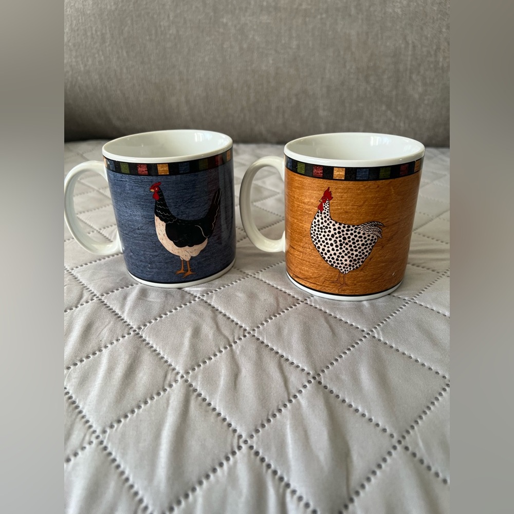 Warren Kimble 2 set Country Quartet
Rooster Coffee Mugs - Picture 3 of 5